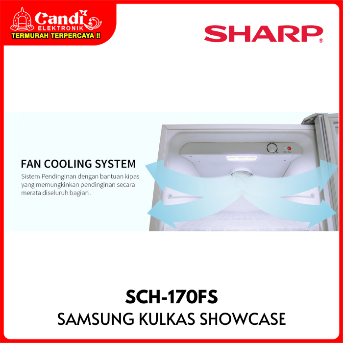 Sharp Refrigerator Showcase